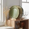 Yokiiimakiii salad plates set of 4, 10.5 inch Reactive Glaze