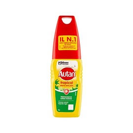 Autan Tropical Vapo, Insetto Repellente e Antizanzare Tigre, Comuni e Tropicali, 1 Confezione da 100 ml, Protezione Lunga Durata
