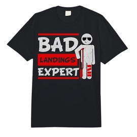 Bad Landings Expert Broken Leg Bones Foot Injury Recovery Comfort Colors Adult Heavyweight T-Shirt