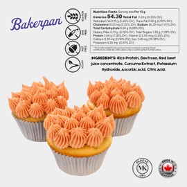 Bakerpan Red Oil-Based Dye-Free Food Coloring Powder for Baking - 30g - Plant-Based, Natural Coloring for Buttercream Frosting, Chocolate, Candy Color, Icing, Cakes