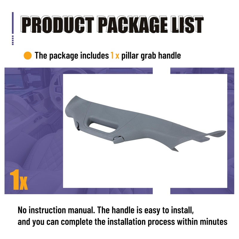 A Pillar Grab Handle Interior Trim Left Driver Side Compatible