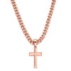 Copper Necklace for Men Women, 99.9% Pure Copper Cross Necklace,
