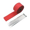 SUNDELY® Glassfiber Exhaust Pipe Heat Wrap Tape Roll Downpipe Resistant