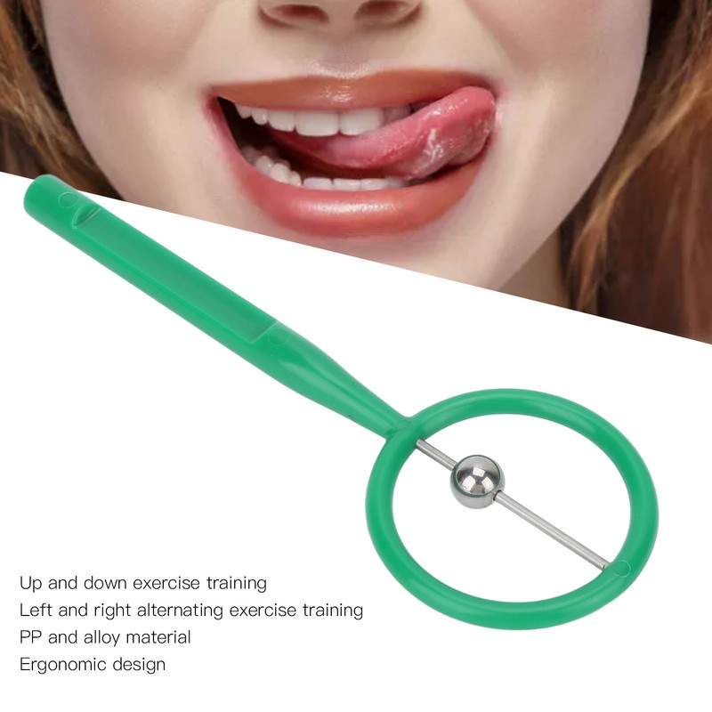 Tongue Tip Exerciser Professional PP Alloy Oral Muscle Strength Tongue