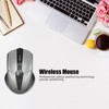 Computer Mouse, USB 2.4G Portable Slim Cordless Mouse Less Noise