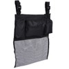 6 Pockets Wheelchair Back Storage Bag Garden Cart Mesh Cloth
