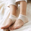 Hug Plus 1+1 Mulberry Fiber Heel Dead Skin Care Moisturizing Socks, Black, 1, 2 Pieces / 허그플러스 1+1 닥나무 섬유 발뒤꿈치 각질관리 보습양말, 블랙, 1개, 2개입