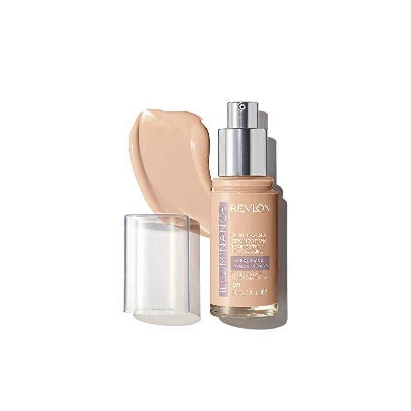 Maquillaje Líquido Revlon Illuminance tono 201 Creamy Natural