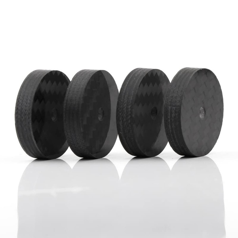 Daiilg Carbon Fiber Speaker Isolation 40x10mm Speaker Stand Feet HiFi