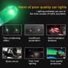 Yifengshun T10 Small Halogen Light Bulb Green,Super Bright 194 W5W