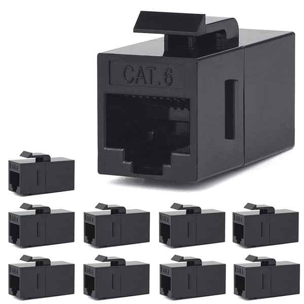 MOERISICAL VANDESAIL RJ45 Coupler, CAT6 Keystone Jack F to F