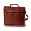 9" small Leather messenger bag shoulder bag cross body vintage