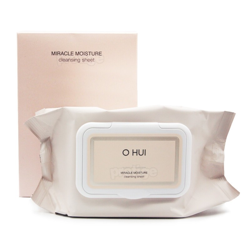Ohui Miracle Moisture Cleansing Sheets 60 Sheets + 25 Sheets