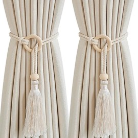 VIOSOON Abrazaderas para Cortinas Lazos de Cortina Corbatas para Cortinas con Borlas Hebillas Decorativas para Cortinas Cuerda de Atar Corbatas para Cortinas 2PCS