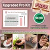 Red Bean Gradient Soft Gel Press On Nails 24PCS –