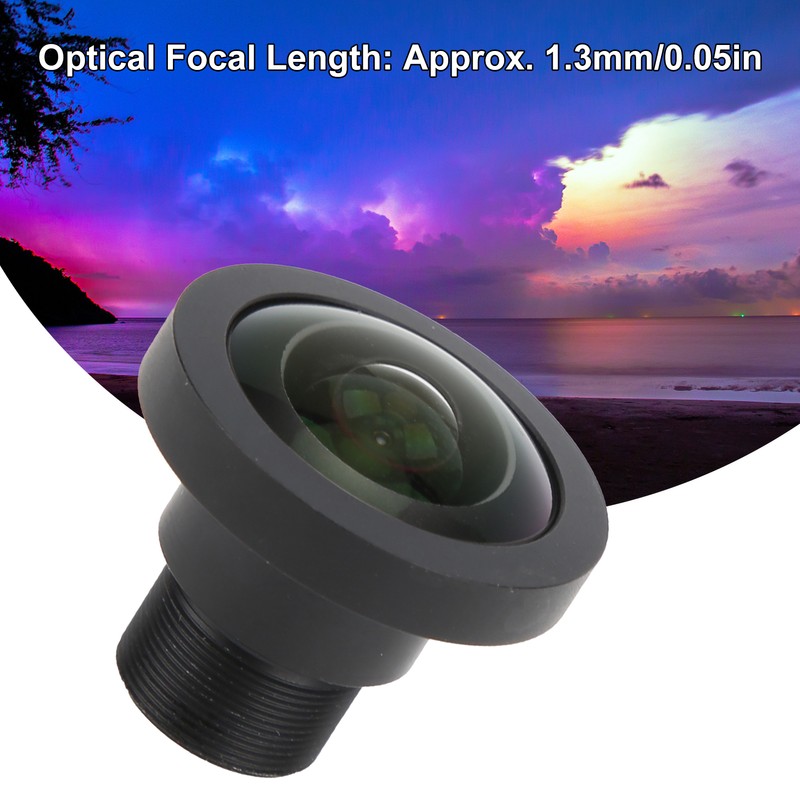 185° Fisheye Lens Ultra HD M12 Panoramic Wide Angle 1.3mm