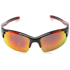 Eyelevel Men's Clearwater Sports Sunglasses, Silver (Silver/Red), One size