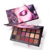 Professional 18 Pigmented Eye shadow, 10 Matte + 8 Shimmer,