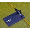 Swing Plate Golf Trainer with 2 Premium Gold alignments rods