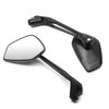 MZS Universal Motorcyle Mirrors, Aluminum Motorbike Rearview Side Handlebar Mirror