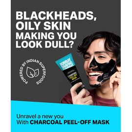 Bombay Shaving Company Activated Charcoal Peel Off Mask 100g 5X Power