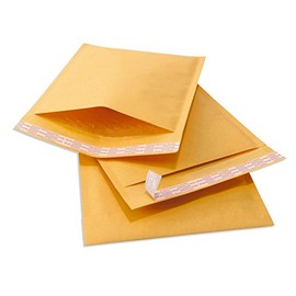 Sales4Less #00 Kraft Bubble Mailers 5X10 Inches Shipping Padded Envelopes Self Seal Cushioned Mailer 50 Pack