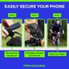 MONGOORA Bicycle & Motorbike PHONE HOLDER w 3 Color Bands