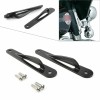 Unbranded Black Motorcycle Custom Tie-Down Brackets Teardrop For Harley Touring