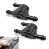 dawfall Pack-2 Car Windshield Wiper Washer Check Valve, 3 Port