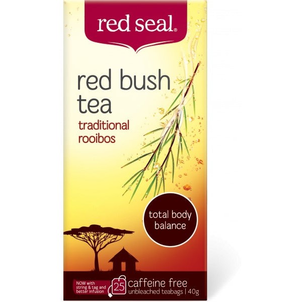 Red Seal Red Bush Tea Traditional Rooibos 25 Teabags