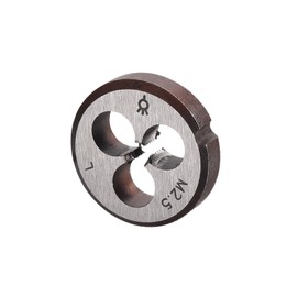 CoCud Metric Adjustable Round Dice M2.5 X 0.45 Alloy Steel Left Threaded Die - (Application: For Machining Metal Plastic External Threading)