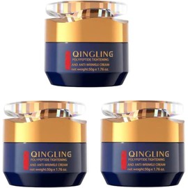 Qingling Crema Facial Antiarrugas con Polipéptidos Botellas de vidrio Reafirmante Wrinkle Removal Cream Polypeptide Tightening and Anti Wrinkle (3)