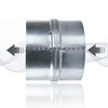MIVIDE 2Pack 4 inch Backdraft Damper Duct, One Way Airflow