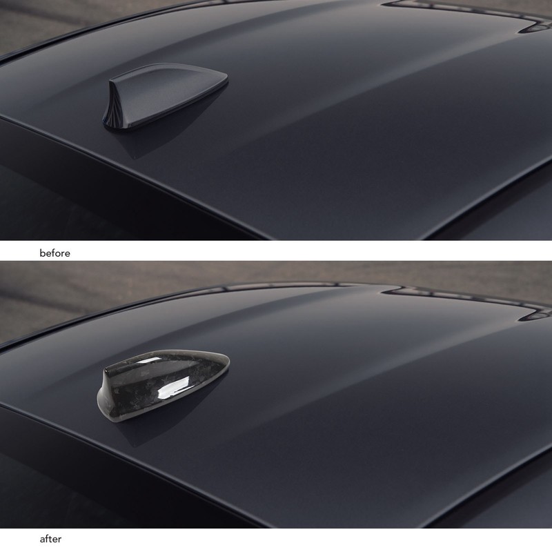 Shark Fin Roof Antenna Cover Carbon Fiber High Protective Decorative