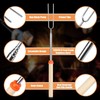 Marshmallow Roasting Sticks, Smores Stick for Fire Pit, 32 Inch