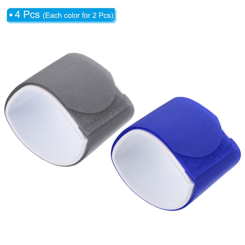 PATIKIL 45cmx5.5cm Ski Strap Fasteners, 4 Pack Adjustable Carrier Strap