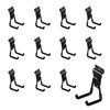 PYBTOOL 12Pack Slatwall Hooks Heavy Duty Slatwall Accessories Garage Slatwall