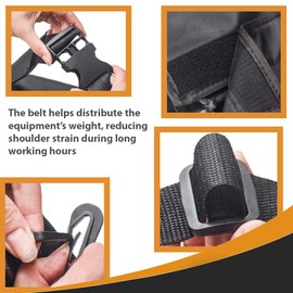 Replacement for Hoover CH30000 Commercial PORTAPOWER Portable Vacuum Cleaner Carrying Bag with Padded Shoulder Strap