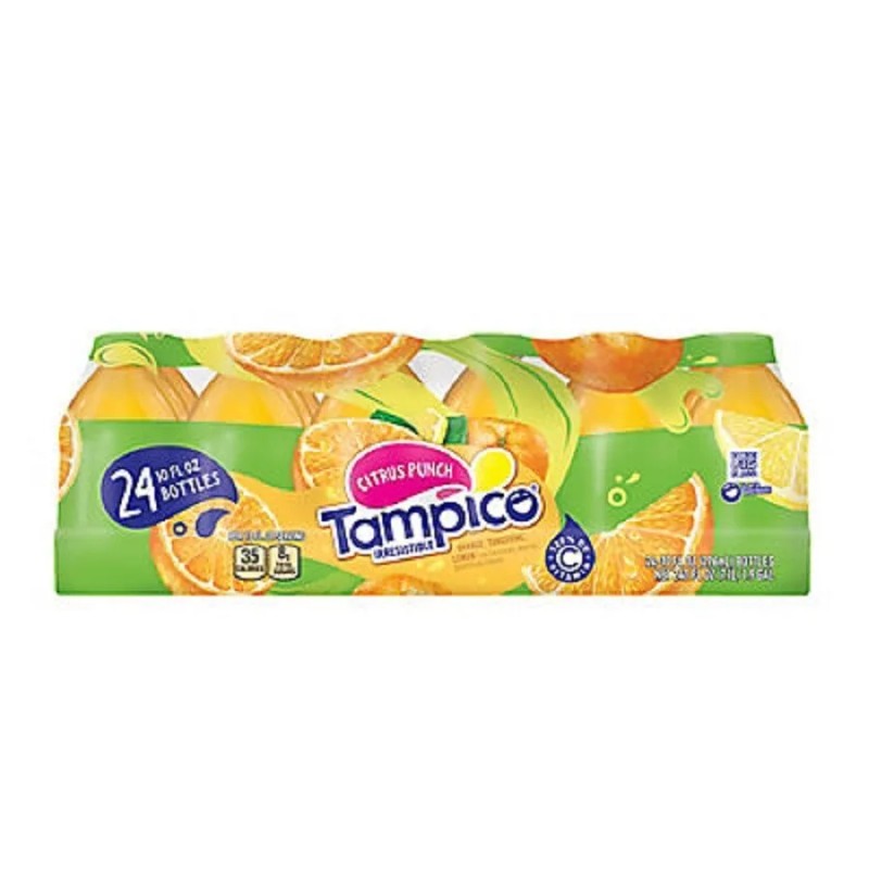 Tampico Citrus Punch Orange Tangerine Lemon Juice Drink, 24 ct./10