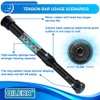 QILERR Tension Rods 28 to 48 Inches 6 Pack Adjustable