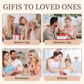 VARKAGE 10 Stück Perlen Armband, Stretch Strang Perlenarmband Damen, Stapelbar Armbänder Damen Perlen für Lady Party Schmuck