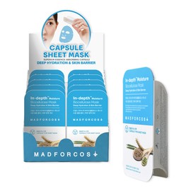 Mad for Cos In Depth Moisture Bio Cellulose Mask 20 Sheets Vegan Brewer's Yeast Highly Moisturizing Moisture In Depth Moisture: 30 Sheets / 매드포코스 인뎁스 모이스쳐 바이오셀룰로오스 마스크 20매 비건 맥주효모 고보습 수분 인뎁스 모이스쳐:30매