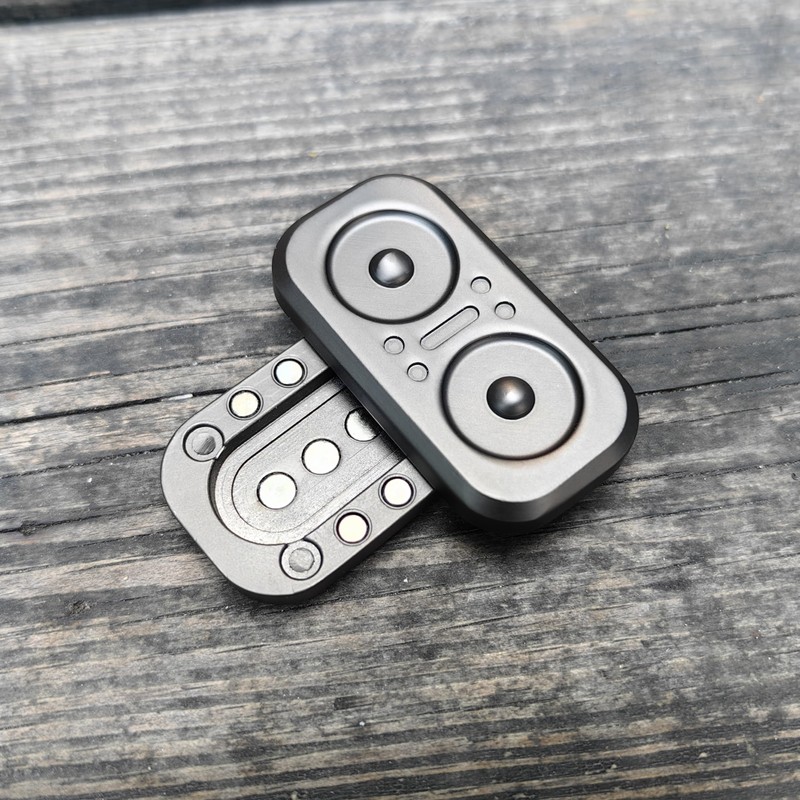 T-Conceal Fidget Spinner Owl Metal Fidget Slider Decompress Magnetic Toys