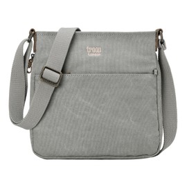 troop London TRP0237 Classic fabric Shoulder bag, ash grey