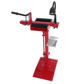 Thomletha Manual Tire Expander Portable Tire Changer Stand Adjustable Red with Led Light for Light Truck and Car