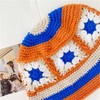 Women Crochet Bucket Hats Handmade Cloche Hats Knitted Beanies Floppy