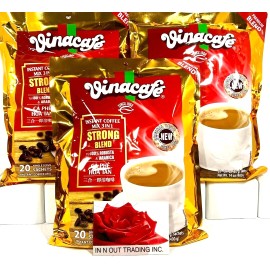 Vinacafe 3-In-1 Strong Blend Instant Coffee 20 Sachets x 20g (Pack of 3)~5/2025