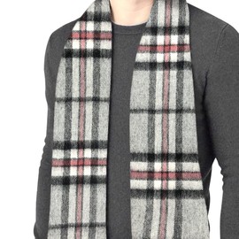 Warwick & Vance Womens/Mens Woollen Scarf, 100% Wool, Super Soft Touch, 30cm x 180cm, Sable Tartan