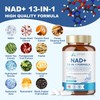 NAD Supplements 1200mg – NAD+ 13-in-1 Superior Antioxidant Blend for