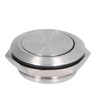 Flat Button Switch, 5-Piece Stainless Steel Push Button Switch, Waterproof